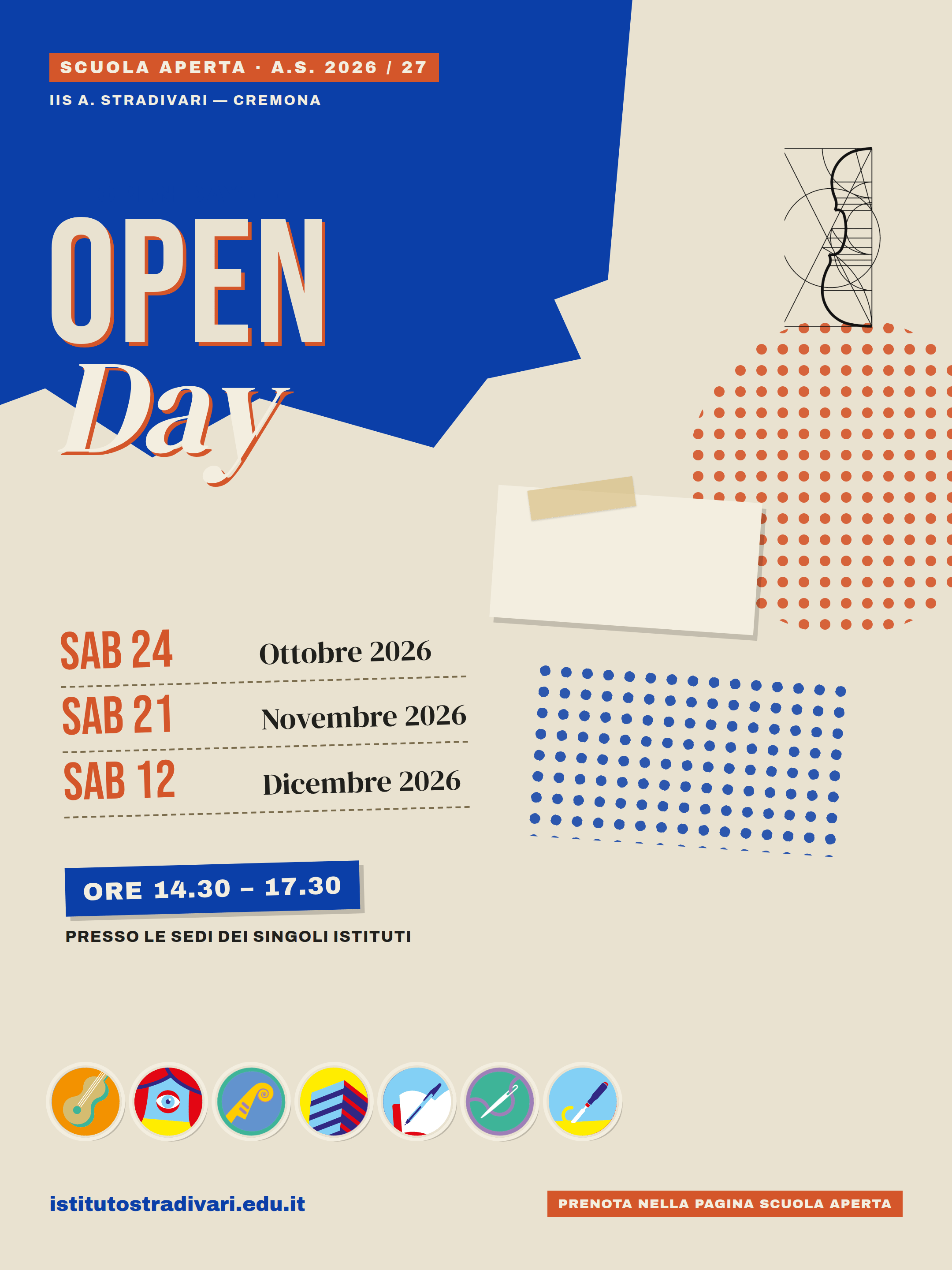 Manifesto Open Day 2026, grafica Collage